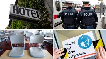 Beherbungsverbot, Bußgeld für Maskenmuffel, Schulausfälle, eine verschärfte Maskenpflicht: Die Liste der aktuellen Maßnahmen ist lang, und sie könnten heute noch verschärft werden.