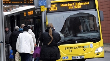 Bei Bremerhaven Bus kommt es zu einem Warnstreik.