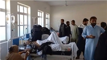 Bei dem Selbstmordanschlag in Pakistan wurden mindestens 62 Menschen verletzt.