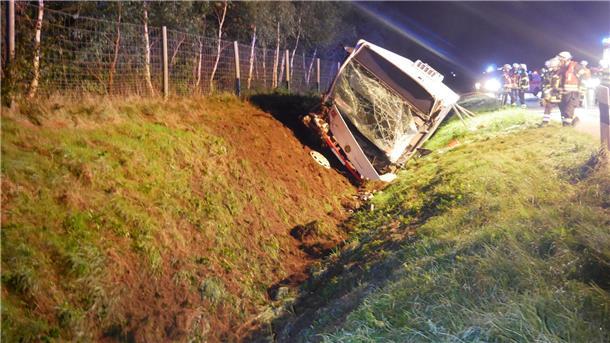 Bei dem Unfall auf der A1 entstand insgesamt ein Schaden von geschätzt über 100.000 Euro.