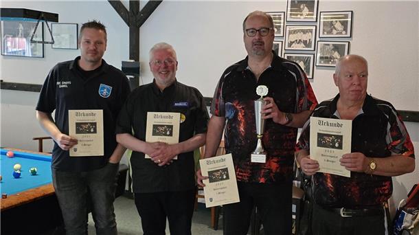 Daniel Lenk, Lothar Reimann, Sven Buscher und Hartmut Schellstede