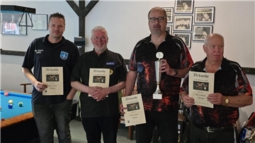 Daniel Lenk, Lothar Reimann, Sven Buscher und Hartmut Schellstede