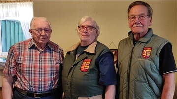 Arnold Burhop, Barbara Kerstein und Willfried Meinen SV Nordseebad Burhave