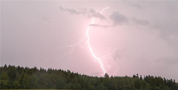 Bei einem Gewitter am Dienstagmorgen gab es einen Blitz der stärksten Kategorie, ein „Wilder Hausrüttler“ in Bremerhaven-Wulsdorf (Symbolbild).