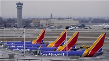 Bei einem Flug der US-Fluggesellschaft Southwest Airlines von Denver nach Houston kam es zu einem Zwischenfall mit einer Abdeckung eines Triebwerks (Archivbild).