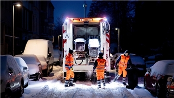 Bei Schnee und Eis ist nicht immer garantiert, dass die Müllabfuhr zum gewohnten Termin kommt.