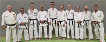 Karateka beim Lehrgang
