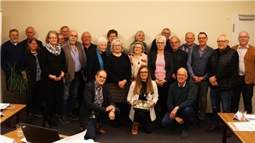 Beim Zukunftsworkshop des Seniorenbeirates der AG Lüneburg referierte Sandra Pragmann (vorne Mitte), tätig bei der Servicestelle Ehrenamt in Rotenburg (Wümme), über Seniorenbeiräte 2030 und deren Personalentwicklung.