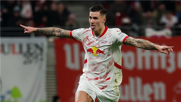 Zweitteuerster RB-Verkauf fix: Sesko geht nach Manchester Benjamin Sesko jubelt künftig für Manchester United