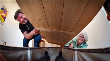 Bestatter Silke Ahrens und Henning Rutsatz