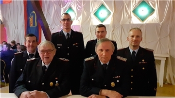 Treue Mitglieder der Freiwilligen Feuerwehr Gyhum
