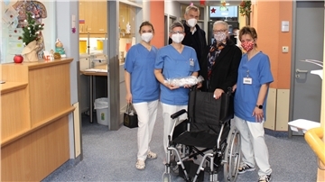 Rollstuhlspende für Klinikum