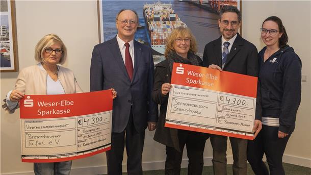 Zwei Spenden im Gesamtwert von 11.600 Euro