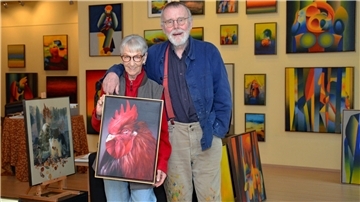 Künstlerehepaar Hannelore und Klaus Bierkardt