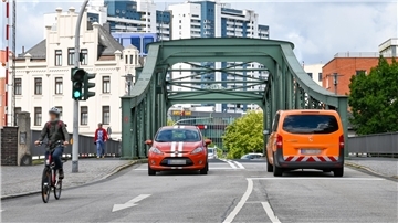 Die Alte Geestebrücke ist wieder frei Die Alte Geestebrücke ist wieder frei