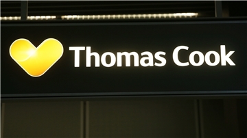 Ein Symbolbild von dem Reiseunternehmen Thomas Cook