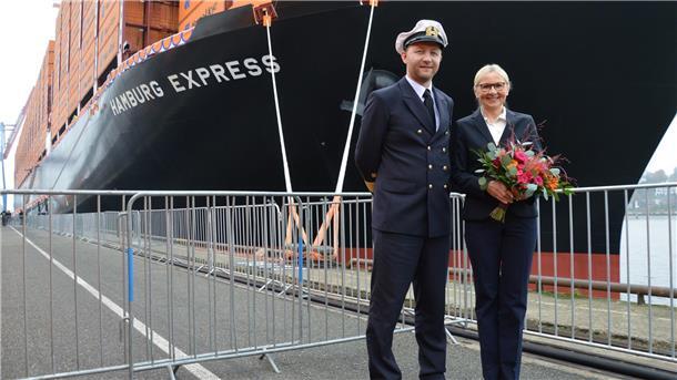Neues Hapag-Lloyd-Flaggschiff getauft
