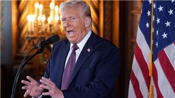 Donald Trump bei einer Rede
