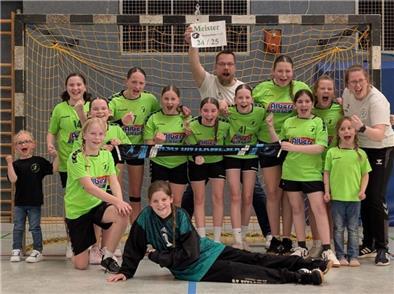 Weibliche JUgend-D-Mannschaft der HSG Unterweser