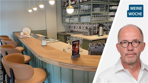 Ostereier, gepflegte Gastlichkeit und Zukunft made in Nordenham Blick in das neu gestaltete Bistro am Nordenhamer Marktplatz.