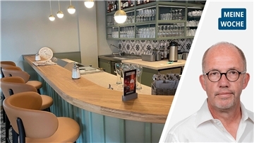 Blick in das neu gestaltete Bistro am Nordenhamer Marktplatz.