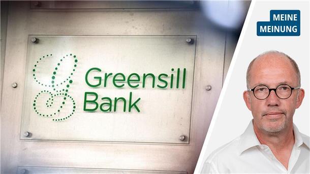Greensill: Nordenhams Bürger haben ein Recht auf vollständige Informationen Firmenschild der insolventen Greensill-Bank.