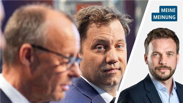 Geteiltes Bild mit drei männlichen Köpfen
