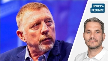 Boris Becker blickt skeptisch