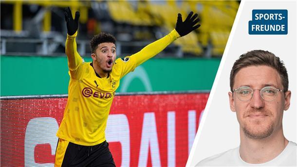 Jadon Sancho jubelt