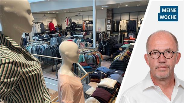 Geschäftsschließungen in Nordenham: Wir haben es selbst in der Hand Schaufensterpuppen in einem Modegeschäft. Das Modehaus Büsing Nordenham schließt im Sommer 2026.