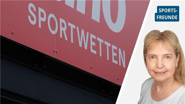 An einer Wand  steht Sportwetten