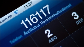 Ein Handydisplay