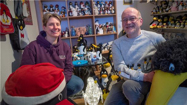 Birgit Berends und Stefan Kirchhoff streben mit ihrer Sammlung einen fünften Rekord an.