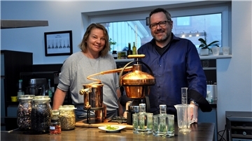 Birthe und Dirk Vowinkel kreieren den preisgekrönten Gin.