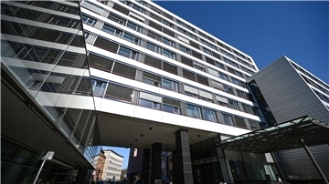 Blick auf das Frankfurter Gerichtsviertel in dem auch die Generalstaatsanwaltschaft ihren Sitz hat.
