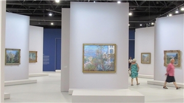 Große Monet-Schau in Monaco: Von Monte-Carlo bis Bordighera Blick in die Ausstellung  „En pleine lumière“ (Bei vollem Licht) im Grimaldi-Forum.
