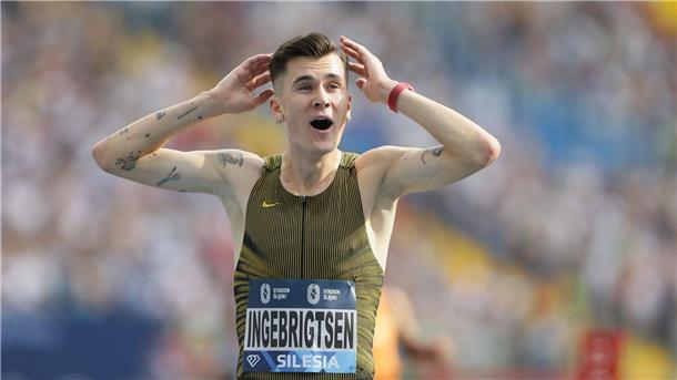 Blieb mehr als drei Sekunden unter dem alten 3000-Meter-Weltrekord: Jakob Ingebrigtsen.