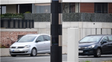 Blitzer an der Columbusstraße.