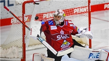 Brandon Maxwell (im Bild) oder Maximilian Franzreb? Die Frage nach dem Torhüter in der Partie gegen die Grizzlys Wolfsburg beschäftigt momentan viele Fans.