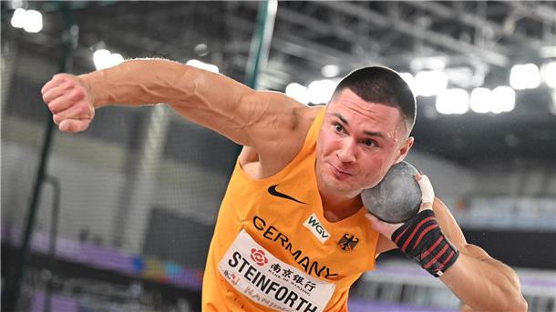 „Mega happy“: Siebenkämpfer Steinforth gewinnt WM-Bronze Bronze im Siebenkampf: Till Steinforth.