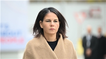 Bundesaußenministerin Annalena Baerbock beim Treffen des 30. Ministerrats der Organisation für Sicherheit und Zusammenarbeit in Europa.