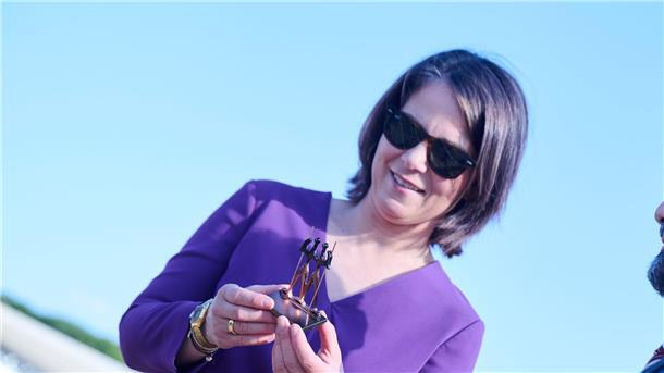 Welthandel, Klima und Energie - Baerbock in Panama Bundesaußenministerin Annalena Baerbock (Grüne) ist heute in Panama zu Gast.