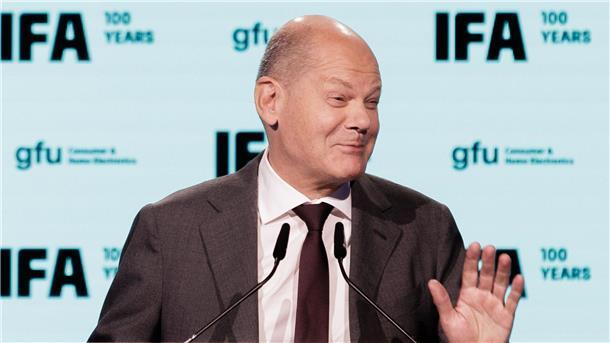 Bundeskanzler Scholz eröffnet IFA in Berlin Bundeskanzler Olaf Scholz eröffnet die ifa