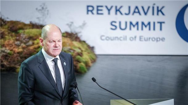 Europarats-Gipfel in Reykjavik - Selenskyj per Video dabei Bundeskanzler Olaf Scholz will Brücken zum „anderen Russland“ nicht abbrechen.