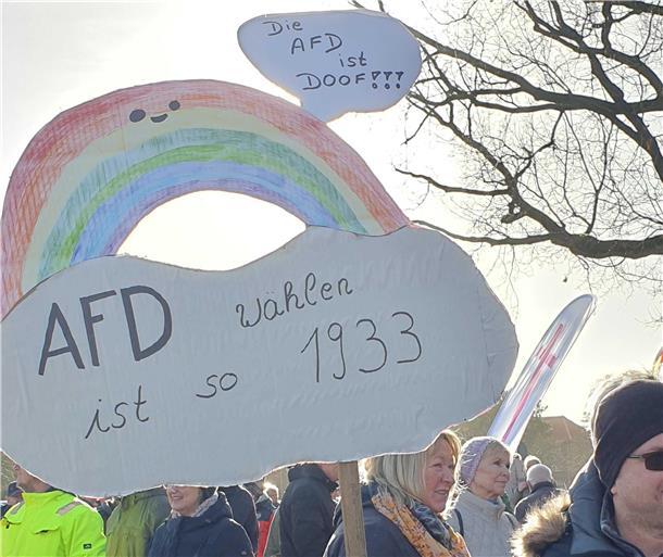 Buntes Plakat in Cuxhaven