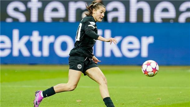 Carlotta Wamser erzielte für Eintracht Frankfurt gegen den FC Carl Zeiss Jena die 1:0-Führung.