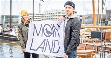Caroline Lehnigk und Marco Fischer aus Hagen im Bremischen sind Gründer des Labels „Moinland“.