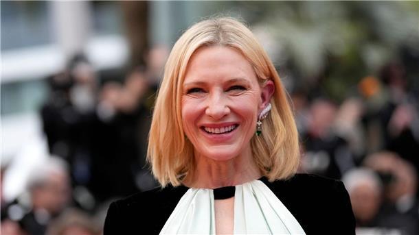 „Killers of the Flower Moon“: Scorseses Western-Krimi Cate Blanchett bei der Premiere von „Killers of the Flower Moon“.