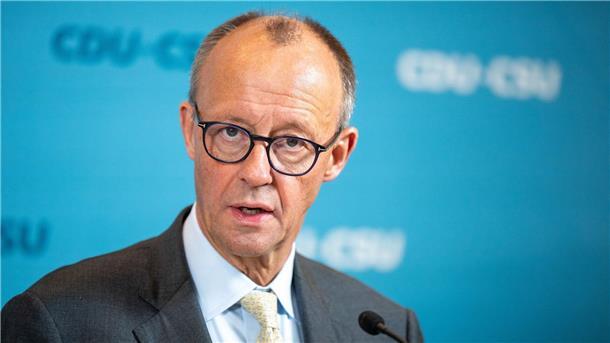 Merz wirbt für stärkere Rolle Europas CDU-Chef Merz gratulierte Trump und hob die gemeinsamen Werte und Interessen mit den USA hervor. (Archivbild)