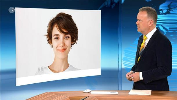 Interview mit KI im ZDF-„heute journal“ Christian Sievers spricht im „heute journal“ mit „Jenny“.